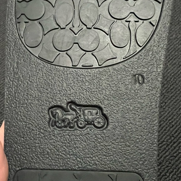 NWT Coach Men's Signature Coated Canvas Pool Slide - Picture 5 of 5